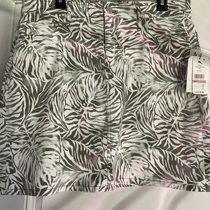 Tommy Bahama Skirt denim Women’s Monstera Mirage SIZE 12 NWT NEW